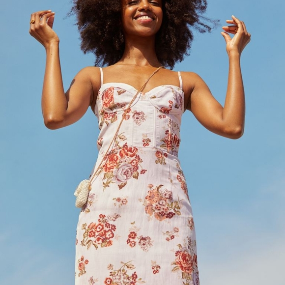 lyocell blend dress h&m brock collection